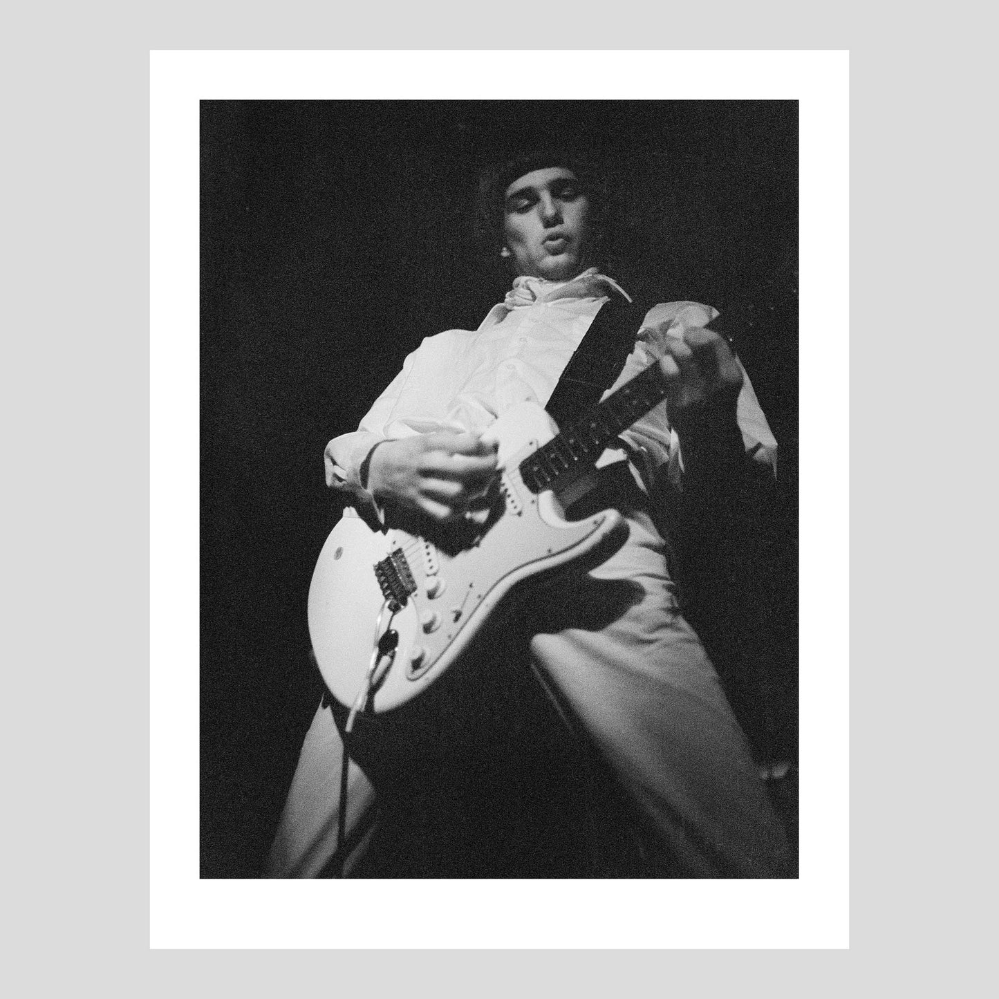 Joppe Pihlgren onstage with Docent Död at Heatwaves Popgala, Rockhuset/ Glädjehuset Jan 31, 1982, shot by Johan Ödmann. Rock Lumiere Editions offer beautiful Rock Photography Posters and Fine Art Prints. Choose among unique b/w photographs of legendary artists: Rock, Classic Rock, Heavy Metal, NWOBHM, Goth, Pop, Blues, Paisley Underground