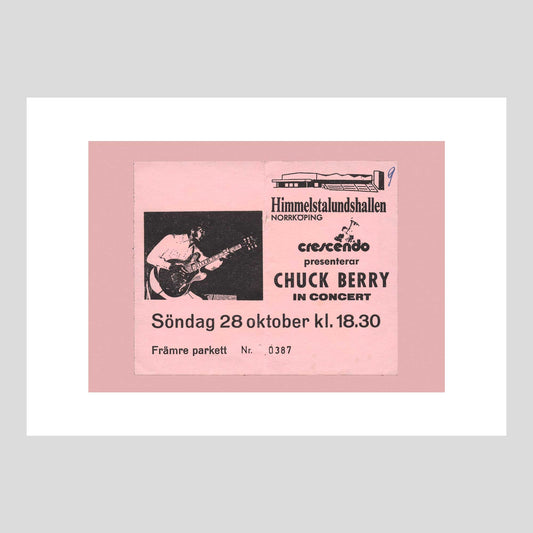 Chuck Berry at Himmelstalunds   Hallen, Norrköping 1984
