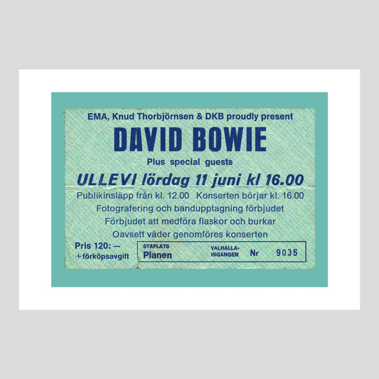 David Bowie at Ullevi, Gothenburg 1983