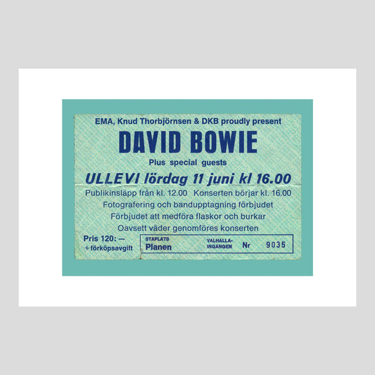 David Bowie at Ullevi, Gothenburg 1983