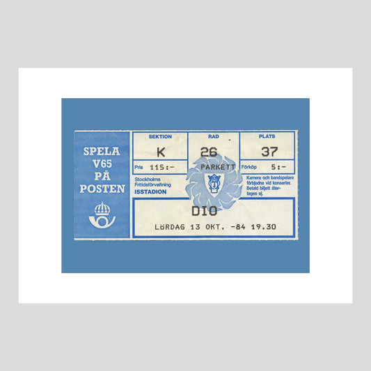 Dio at Isstadion, Stockholm 1984