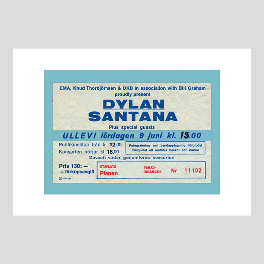 Dylan/ Santana at Ullevi, Gothenburg 1983