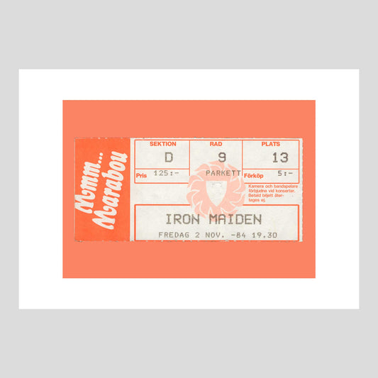 Iron Maiden at Isstadion, Stockholm 1984