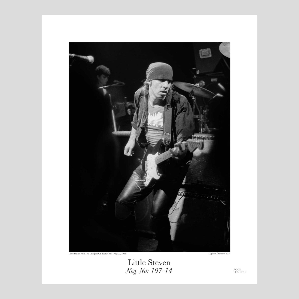 Little Steven And The Disciples Of Soul at Ritz, Aug 27, 1983. Neg. No: 197-14.
Photography by Johan Ödmann