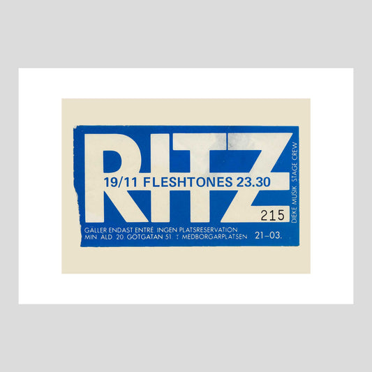 The Fleshtones at Ritz, Stockholm 1983