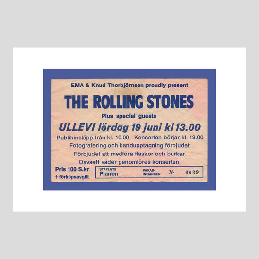 The Rolling Stones at Ullevi, Gothenburg 1982