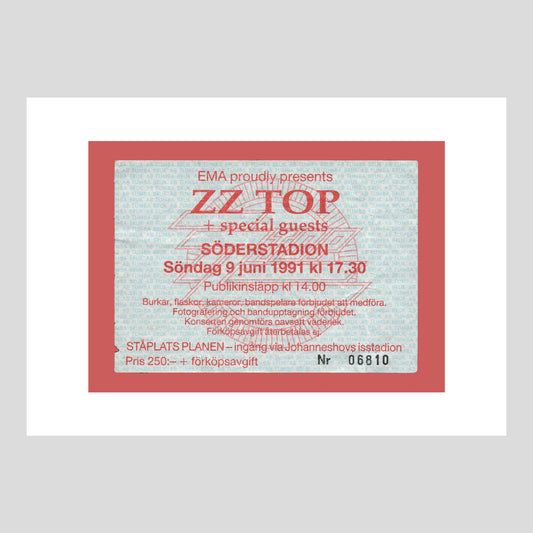 ZZ Top at Söderstadion, Stockholm 1991