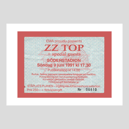 ZZ Top at Söderstadion, Stockholm 1991